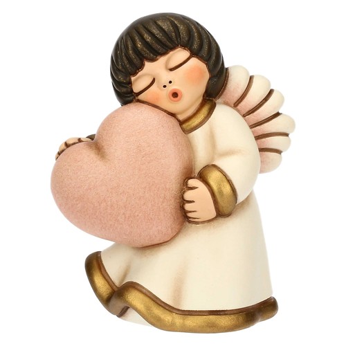 Thun angelo con cuore - angelo, rosa